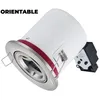 Image de Support Spot BBC Orientable INOX IP20 avec Douille GU10