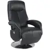 Image de Fauteuil de relaxation électrique en cuir noir MUNIC2FTECNOIR