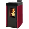 Image de Poêle à granulés INTERSTOVES MARINA 6 Étanche Bordeaux