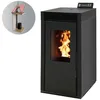 Image de Poêle à granulés INTERSTOVES MARINA 6 Étanche 62 kW + Kit conduit Ø80/125