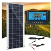 Image de Panneau solaire 300W 12V kit avec rgulateur de charge 60A idal pour camping-car jardin et extrieur PZCC