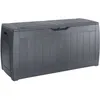 Image de KETTER Coffre de jardin HOLLYWOOD en résine - 270 L - Gris