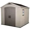Image de Abri de Jardin en Résine Imitation Bois 6,5m2 Gris Monfort 759 KETER