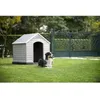 Image de Niche pour chien - CURVER - Polypropylène - Etanche & traité anti-UV - 95 x 99 x 99 cm - Gris