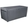 Image de Coffre De Jardin Sumatra En Résine - Gris Anthracite - 511 Litres