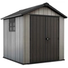 Image de Abri de Jardin en Résine Imitation Bois 5m2 Gris Oakland 757 KETER