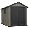 Image de Abri de Jardin en Résine Imitation Bois 6,6m2 Gris Oakland 759 KETER