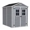 Image de Abri Jardin Resine - Premium 86 Dpf- 3,75m² - Gris
