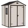 Image de Abri De Jardin Keter Résine Toit À Pignon Beige Manor 6x5