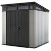 Image de Keter Abri de jardin Artisan 77 rangement durable en résine résistant aux intempéries Gris - 45 - 214x218x226 cm