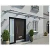Image de Palram - marquise transparente 91,5x412cm argent 703418 - aquila 4100 703418