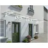 Image de Palram - marquise transparente 139x670,5cm blanc 703842 - bordeaux 6690 703842
