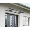 Image de Palram - marquise transparente 94x205,5cm gris anthracite 705125 - nancy 2050 705125