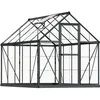 Image de Serre de jardin en aluminium gris et polycarbonate Harmony 5.7m²