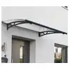Image de Palram - marquise transparente 150.5x91.5cm gris anthracite 705531 - altair 1500 705531