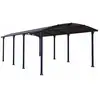 Image de Carport 30.8m² Gris Anthracite Palram 704340