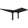 Image de Carport en aluminium et polycarbonate double Sydney ailes