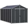 Image de Abri de jardin en polycarbonate et aluminium Rubicon 10.7m²