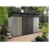 Image de Keter Abri de jardin Artisan 117 design contemporain rangement durable en résine résistant Gris - 7 - 340x218x226 cm