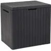 Image de Coffre de jardin Boîte de rangement 113 L Keter City Storage Box Graphite