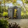 Image de Abri de Jardin en Résine Imitation Bois 2m2 Gris Darwin 46 KETER