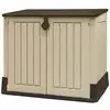 Image de Coffre De Jardin En Résine Multifonctions 880 L - Beige (sans Vérins)