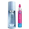 Image de Sodastream - machine à gazéifier l'eau + 1l bouteille + 1 cylindre - bleu pastel 1012811333 - 1012811333