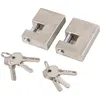 Image de Cadenas - VVIKIZY - Rectangulaire - Robuste - Étanche - Antirouille - 2 pièces avec 6 clés