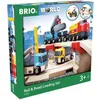 Image de Circuit Rail Route Transport de Roches - BRIO - Coffret 33 pièces - Train en bois - Ravensburger - Dès 3 ans