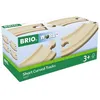 Image de Petits Rails Courbes - BRIO - Lot de 4 éléments en bois de hêtre - Mixte - Intérieur