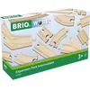 Image de Coffret Evolution Intermédiaire 16 Rails - BRIO - 33402 - Circuit de train en bois pour enfant dès 3 ans