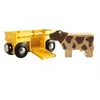 Image de Wagon Transport De Betail - Accessoire Aimanté Pour Circuit De Train En Bois