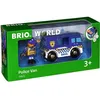 Image de Brio World Camion de Police Son et Lumière - Accessoire son & lumière Circuit de train en bois - Ravensburger - Dès 3 ans - 33825