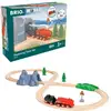 Image de Circuit Locomotive A Piles A Vapeur - Brio World - 36017 - Circuit En Bois - Rouge