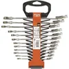 Image de Jeu de clés mixtes à cliquet - Bahco - 8 à 19 mm - Acier - 12 pièces - Outils de précision