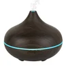 Image de Humidificateur À Ultrasons Avec Lampe Aromatique 500 Ml Marron Foncé