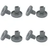 Image de INF Roulettes de panier pour lave-vaisselle paquet de 8 Gris foncé 40 mm