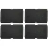 Image de INF Filtre en mousse compatible avec le sèche-linge paquet de 4 Le noir Beko Elektra Grundig 2964840100