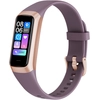 Image de Montre Connectée Fine Et Élégante Avec Suivi De Santé Et Personnalisation Purple