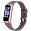 Image de INF Montre Connectée Fine et Élégante avec Suivi de Santé et Personnalisation - Moniteur de Fitness AMOLED Violet Violet