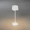 Image de Lampe de Table Extérieur Konstsmide Capri - Blanc Carré Dimmable 2700K 3000K - IP54