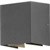 Image de Applique murale LED extérieure - KONSTSMIDE - Cremona - 2x3W - Anthracite - 11x13x135 cm