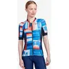 Image de Maillot Craft ADV Endur Graphic manche courte bleu carreaux femme - S