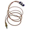Image de Thermocouple 500mm - FAURE - Compatible Four et Cuisinière - Blanc