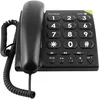 Image de Téléphone filaire DORO PhoneEasy 311c - Noir - Grandes touches - 13 touches mémoires