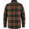Image de Chemise Fjällräven Övik Twill manche longue orange bleu marine - M