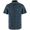 Image de Chemise Fjällräven Övik Travel manche courte bleu foncé - L