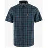 Image de Chemise Fjällräven Övik Travel manche courte bleu foncé - S