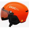 Image de Casque POC POCito Obex orange vif avec lentille miroir Clarity enfant - XXS