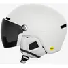 Image de Casque POC Obex blanc avec écran miroir Clarity noir - M-L